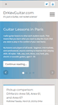 Mobile Screenshot of drkevguitar.com